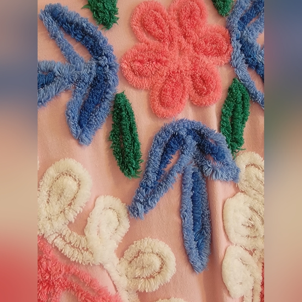 Custom Made Chenille Robe~Vintage~Hollywood Glam! πΌπΈπΉπ΅π - Picture 5 of 6